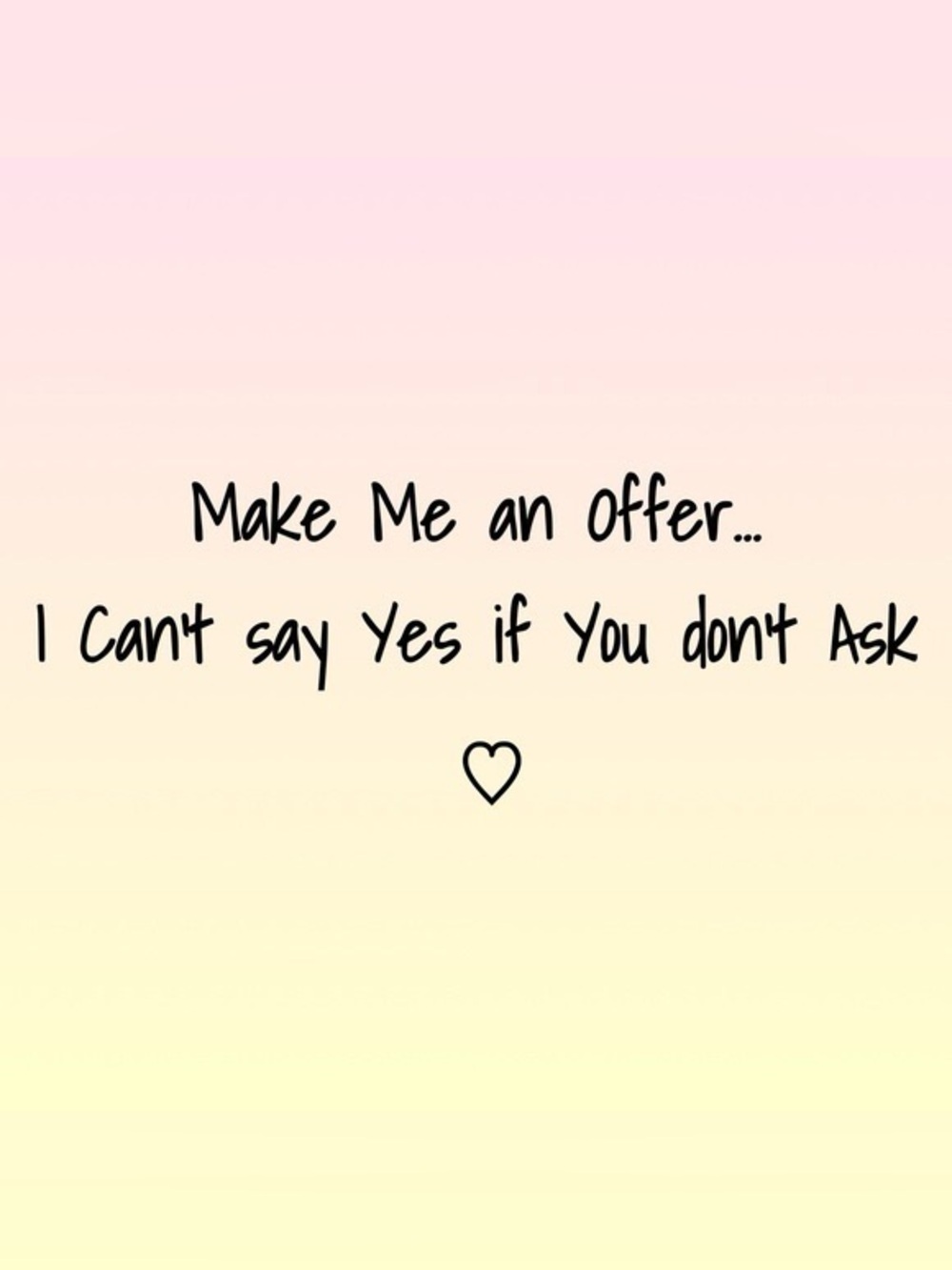 I LOVE OFFERS ! 🖤